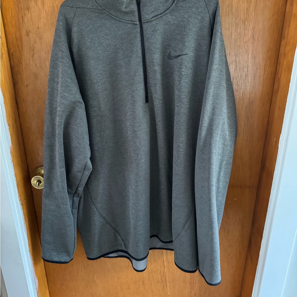 Nike Dark Gray Quarter-Zip Sweatshirt